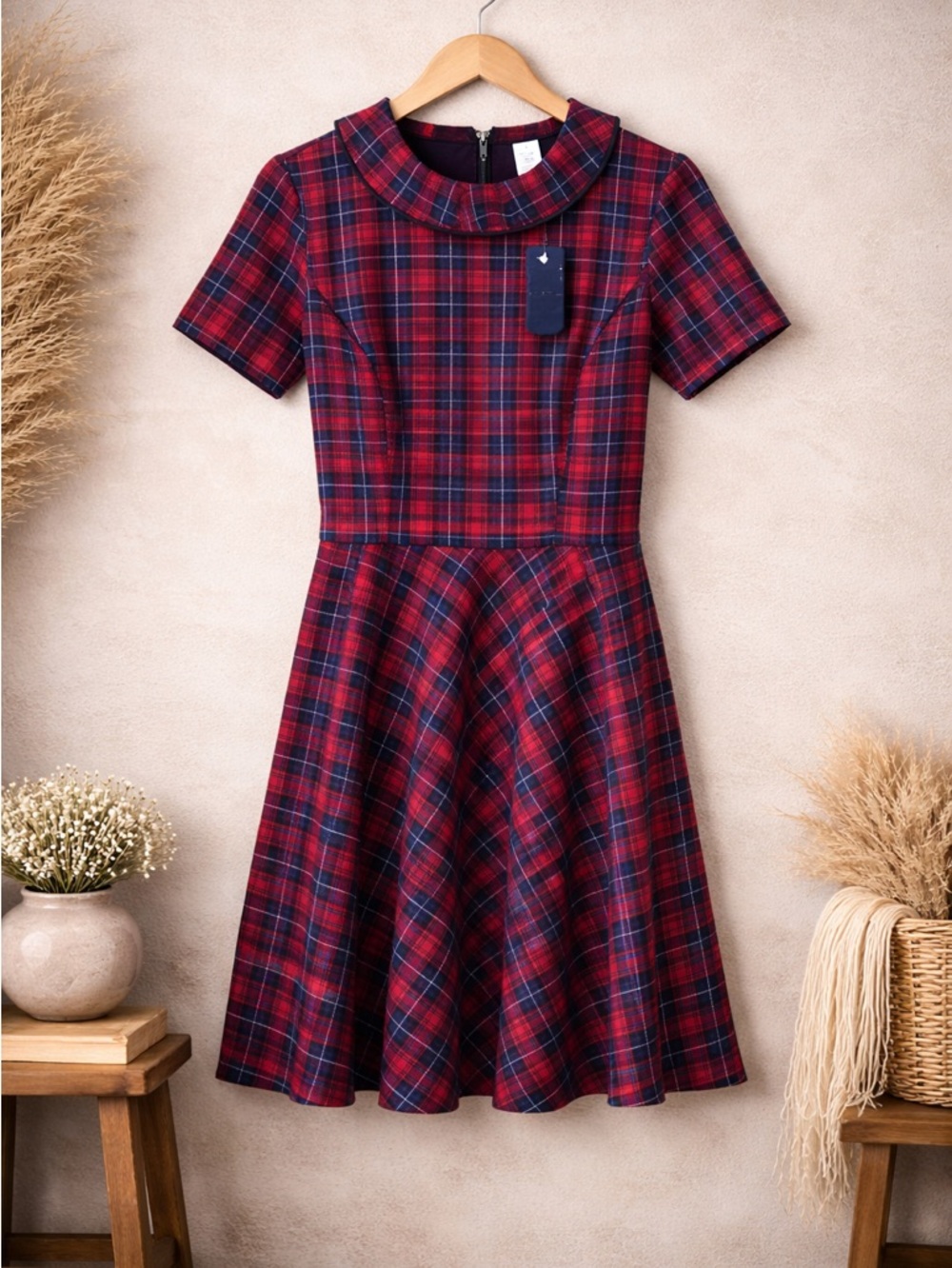 NWT • Fully Lined • Kitten Collar • Back Zip
